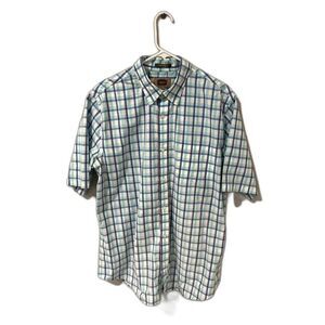 Foundry Men's LT 17" Collar Short Sleeve Button Down Shirt